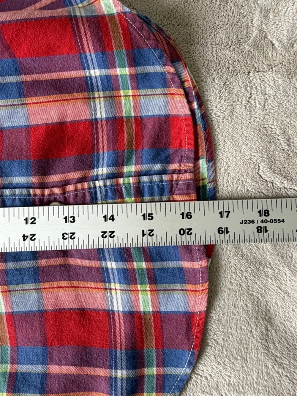 Ralph Lauren Boys 2T Plaid Cotton Button Down Shirt Preppy Academia